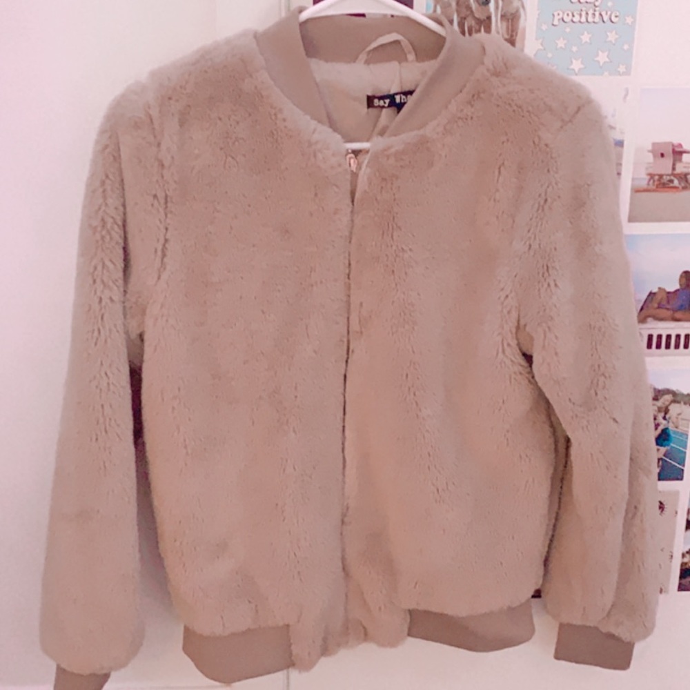 adorable kids fuzzy coat